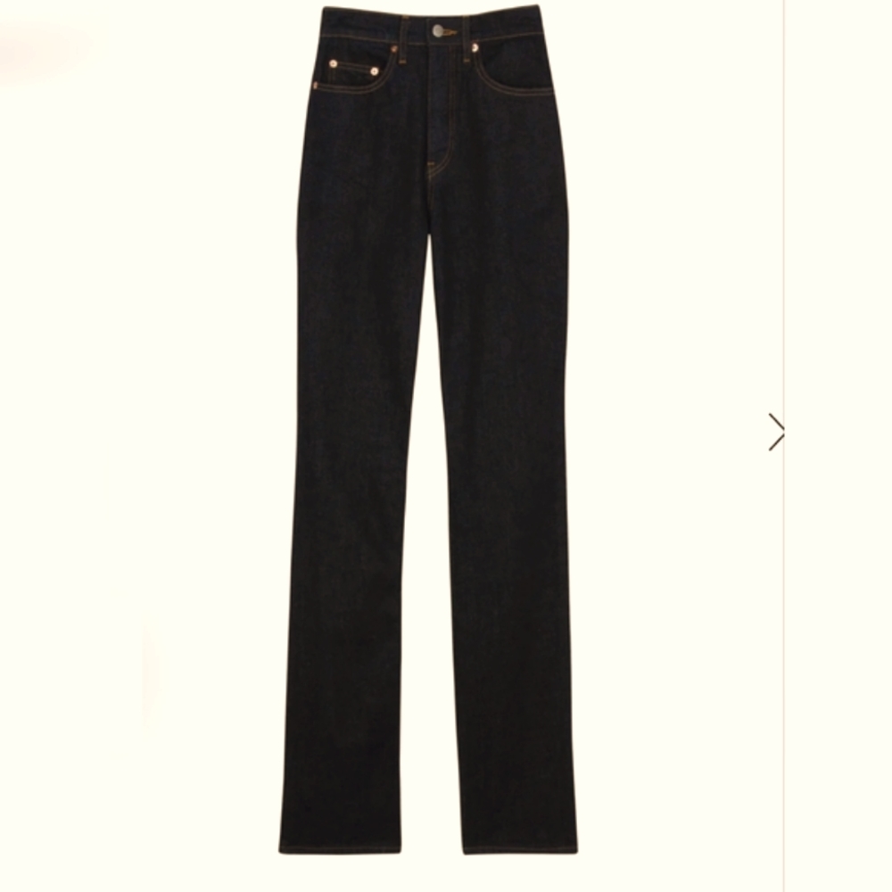 A.L.C. Charlie Jean in Raw Denim